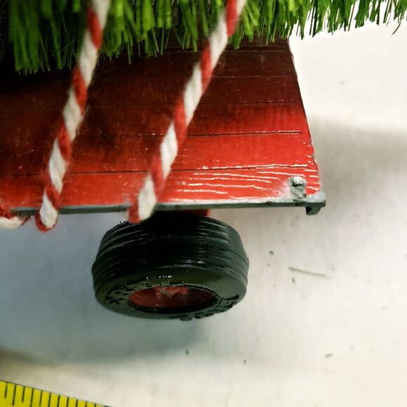 Vintage Ertl Christmas Hay Wagon - Hay Ride Tractor Wagon Farmhouse Tree - Picture 8 of 10